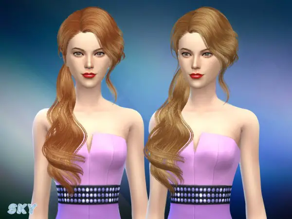 The Sims Resource: Any 086 hair for Sims 4