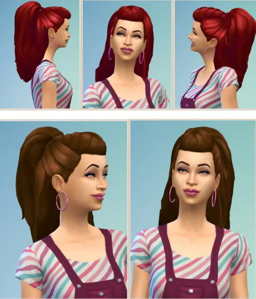 Birksches sims blog: Marimar Hair for Sims 4