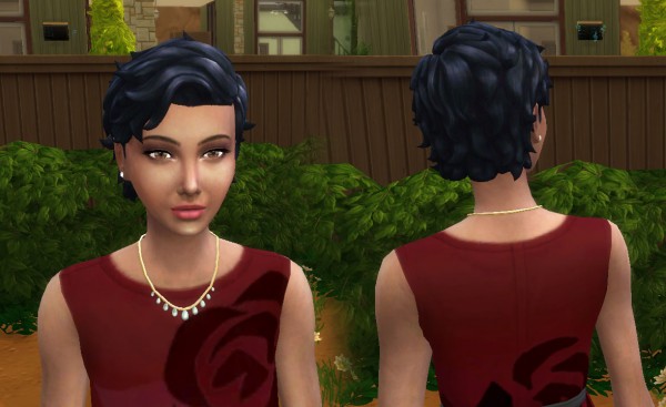 Mystufforigin: Med Relaxed hair conversion for Sims 4