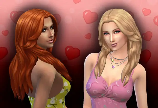 Mystufforigin: Valentine Gift hairstyle for Sims 4