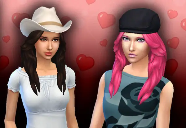 Mystufforigin: Valentine Gift hairstyle for Sims 4