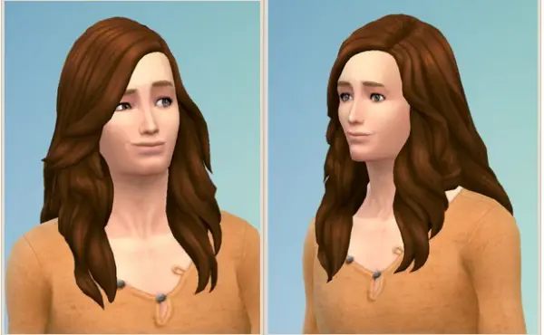 Birksches sims blog: Long Soft Hair for him for Sims 4
