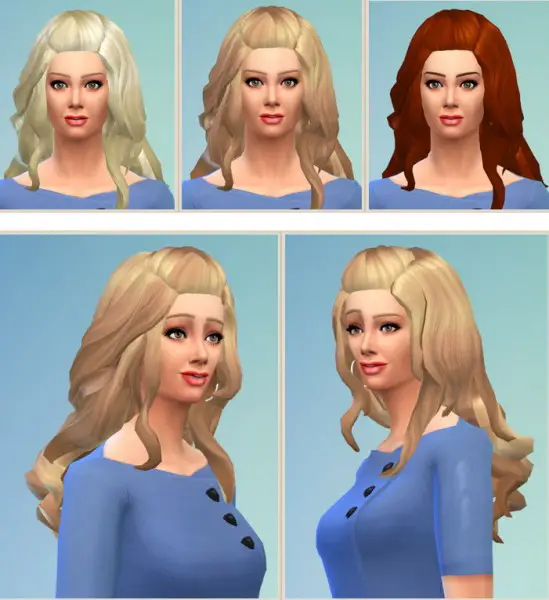 Birksches sims blog: Teenlove Hair for Sims 4