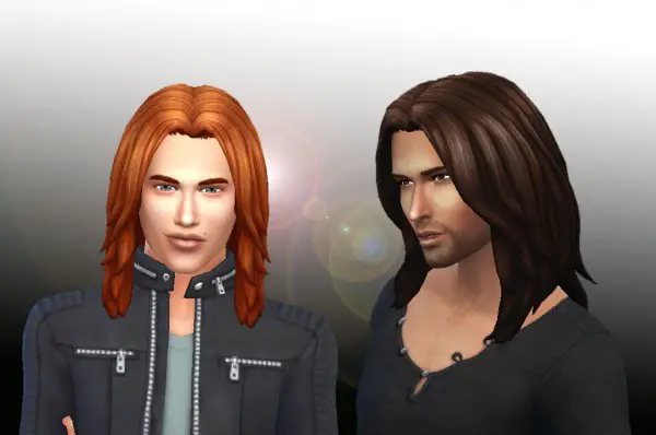 Mystufforigin: Dynamic Hair for him for Sims 4
