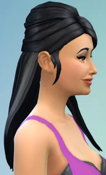 Birksches sims blog: Up Do Long Hair for Sims 4