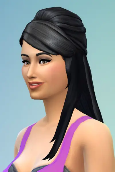 Birksches sims blog: Up Do Long Hair for Sims 4