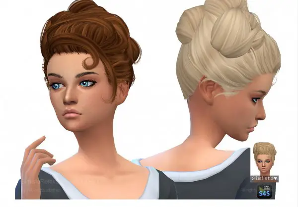 Simista: Stealthic`s Lovesick hair retextured for Sims 4