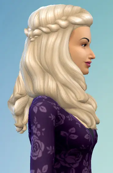 Birksches sims blog: Romantic Garden Hair for Sims 4