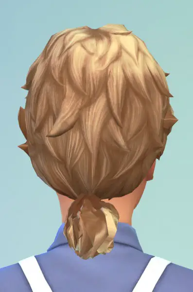 Birksches sims blog: Curly Ponytail for Sims 4