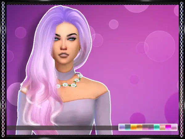 The Sims Resource: Anto`s Dynasty hair retextured by grrlnglasses for Sims 4