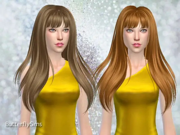 Butterflysims: Hair 189 for Sims 4