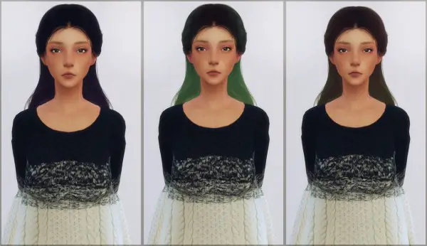Ellie Simple: Anto`s GoldDusthair retextured for Sims 4