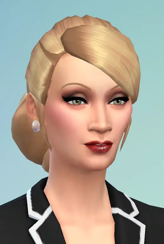 Birksches Sims Blog Deep In Neck Hair With Bangs Sims 4 Hairs