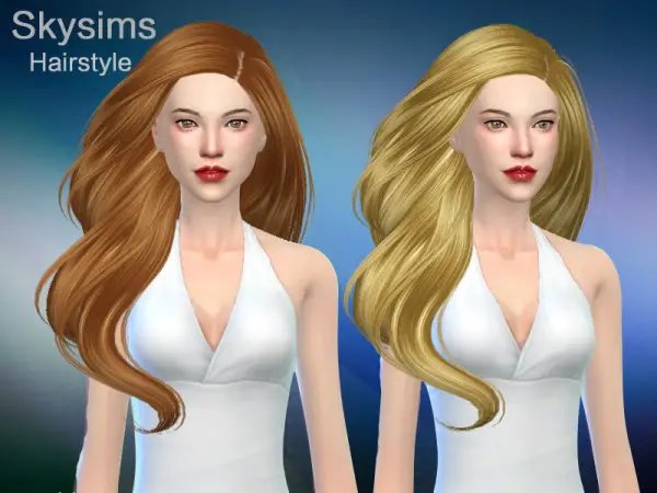 The Sims Resource: Hair 285 Grace by Skysims for Sims 4