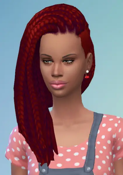 Birksches sims blog: Shaved Braids for both for Sims 4