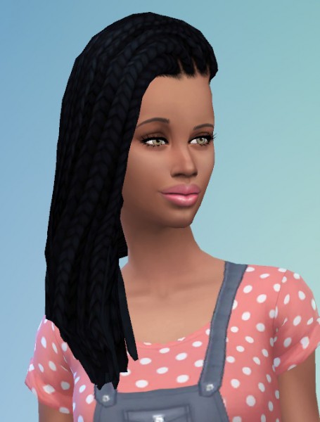 Birksches sims blog: Shaved Braids for both for Sims 4