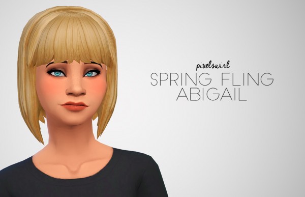 Swirl Goodies: Pooklet color hairs set for Sims 4