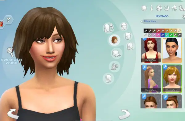 Mystufforigin: Bumbling Hairstyle for Sims 4