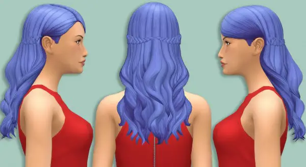 Simsworkshop: Simductions Bridesmaid Hair recolored by xDeadGirlWalking for Sims 4