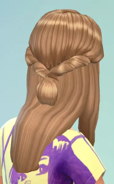 Birksches sims blog: Little Ronja Hair for Sims 4