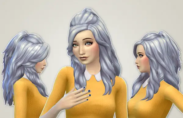 Simsworkshop: Brigitte Hair 1 by Grouchy Old Sims for Sims 4
