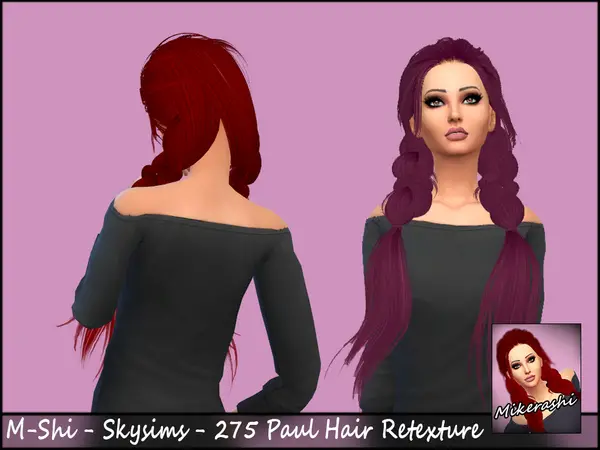 The Sims Resource: Skysims 275 Paul Hair Retextured by mikerashi for Sims 4