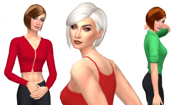 Sims Fun Stuff: Kiara`s Innocent hair retextured for Sims 4