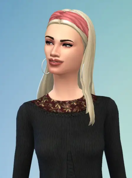Birksches sims blog: Wide Headband Hair ~ Sims 4 Hairs