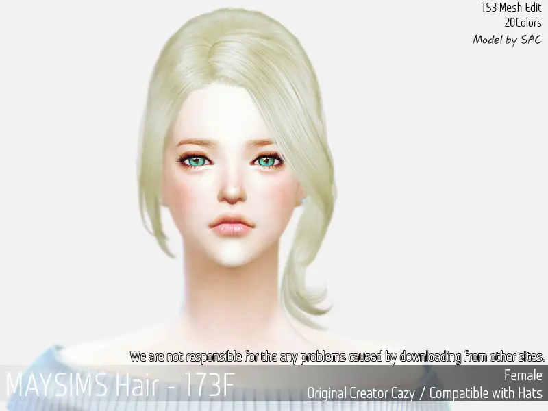 Конвертация прически hair174m by maysims