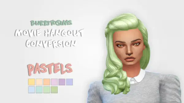 The Plumbob Architect: Movie Hangout   10 pastel recolors for Sims 4