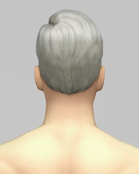 Rusty Nail: Short combed hair M for Sims 4