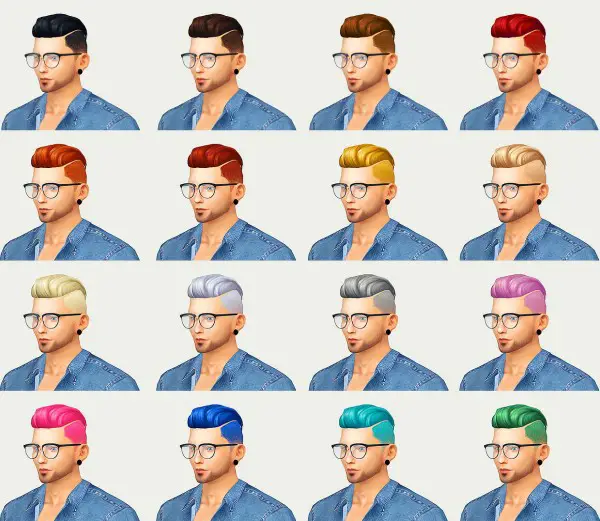 Kot Cat: +100 Followers gift!  Love Your Hair for Sims 4