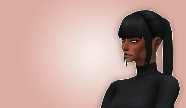The Plumbob Architect: Ditmas hair   Shaved ponytail in 24 colors for Sims 4