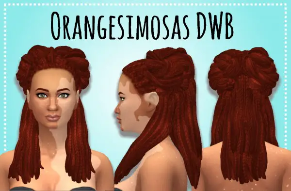 Simsworkshop: Plait Pack Braided Retextured by leeleesims1 for Sims 4