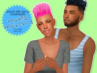 Sims 4 Hairs ~ The Sims Resource: Ponytail bang by Colores Urbanos