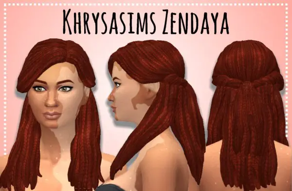 Leelee Sims: Plait Pack Braided hairs retextures for Sims 4
