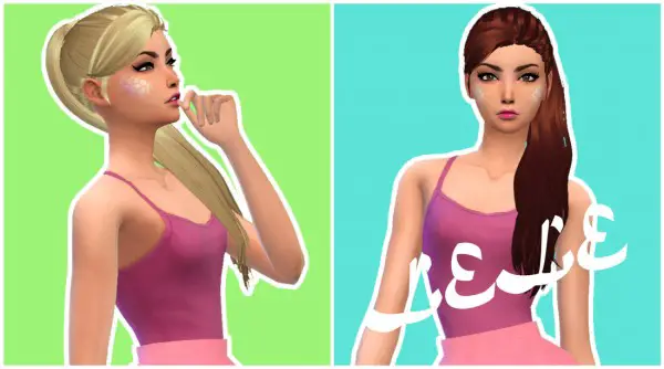 Simsworkshop: Nightcrawler`s Gigi hair retextured by Lovelysimmer100 for Sims 4