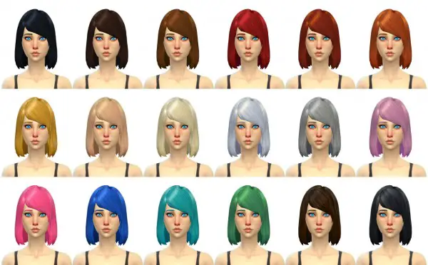Simduction: Strange Hair for Sims 4