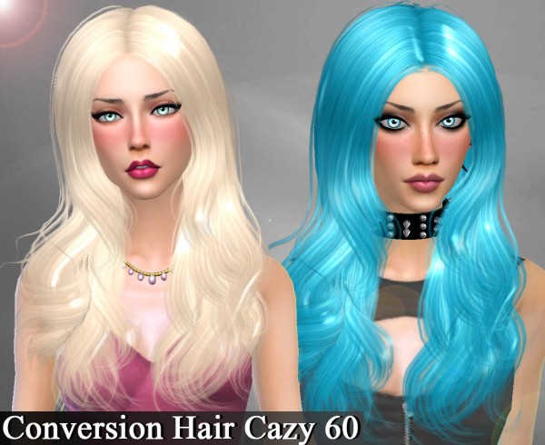 Sims 4 Hairs ~ Genius6613: Cazy`s 60 hair retextured