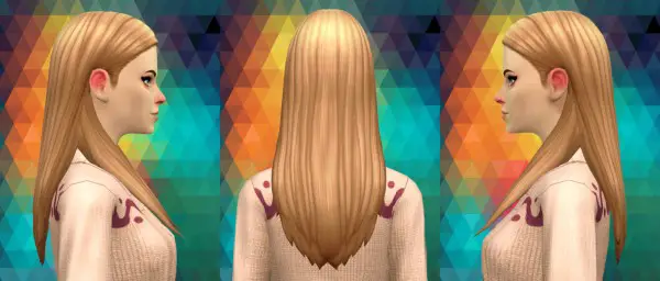 Simduction: Hyena Hair V1 for Sims 4