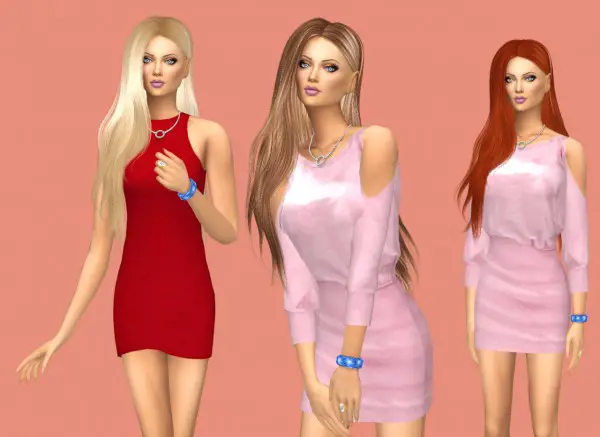 Sims Fun Stuff: Leahlillith`s Heartburn hair retextured for Sims 4