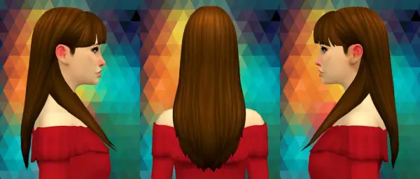 Simduction: Hyena Hair V2 for Sims 4