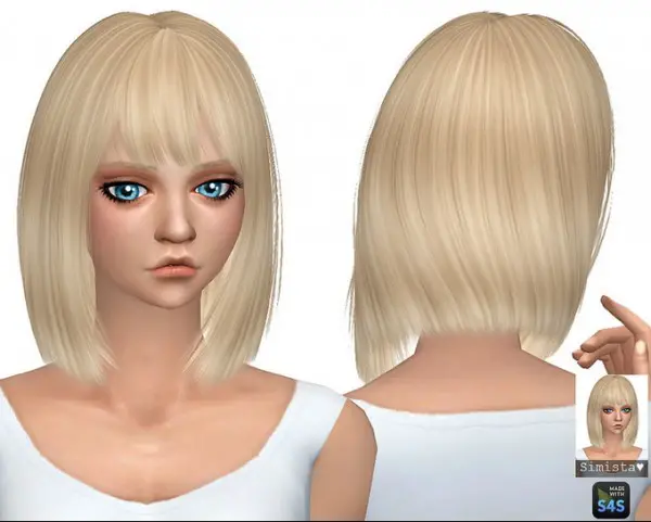 Simista: Nightcrawler`s Silver hair retextured for Sims 4
