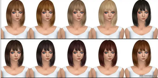 Simista: Nightcrawler`s Silver hair retextured for Sims 4
