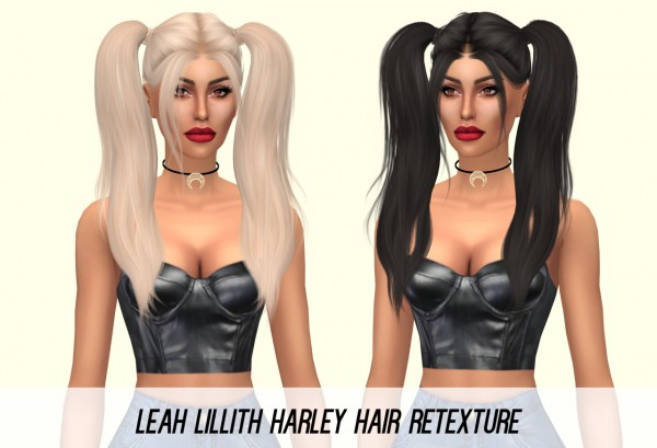 Kenzar Sims: Leahlillith Hair Retextured for Sims 4