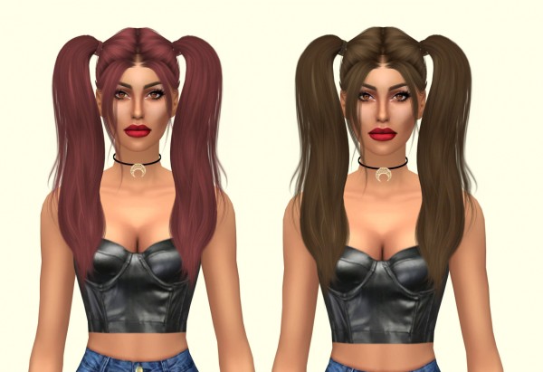 Kenzar Sims: Leahlillith Hair Retextured for Sims 4