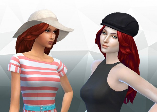Mystufforigin: Valentine Gift hair version 2 for Sims 4