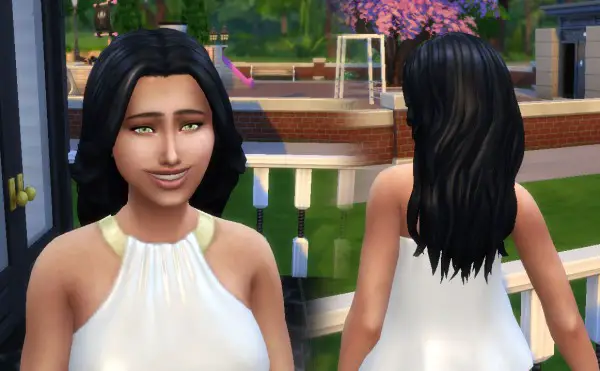 Mystufforigin: Valentine Gift hair version 2 for Sims 4