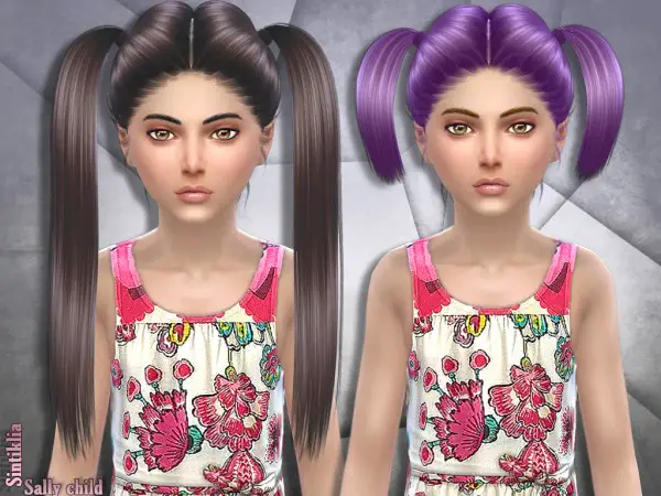 Sintiklia Sims: Sally hair for Sims 4