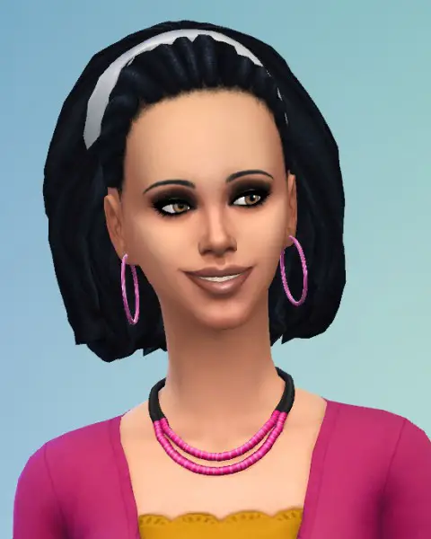 Birksches sims blog: Dread Bob with Band for Sims 4